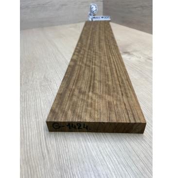 Овенгкол заготовка грифа для электрогитары Радиал ААААА 21х130-125х715 мм-3