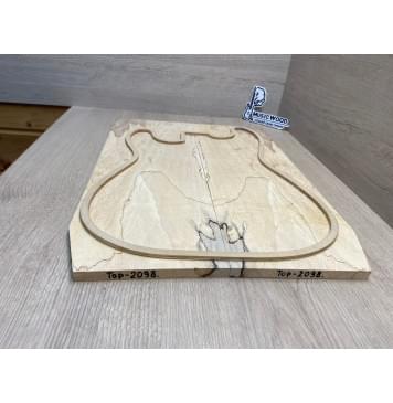 Клён Американский Spalted Волнистый заготовка на тор Смешанный АА Волна АА 10х180х505 мм, 2 шт, книжкой (УЦЕНКА - гнилостные поражения древесины, под стабилизацию или работу с порозаполнителями)-6