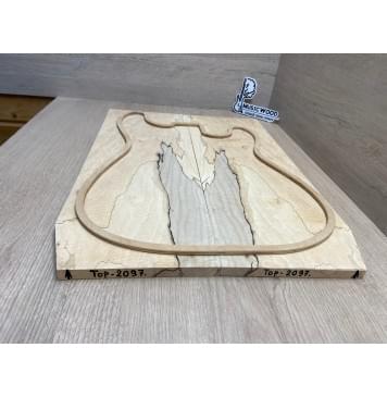 Клён Американский Spalted Волнистый заготовка на тор Смешанный ААА Волна АА 10х179х505 мм, 2 шт, книжкой (УЦЕНКА - гнилостные поражения древесины, под стабилизацию или работу с порозаполнителями)-11