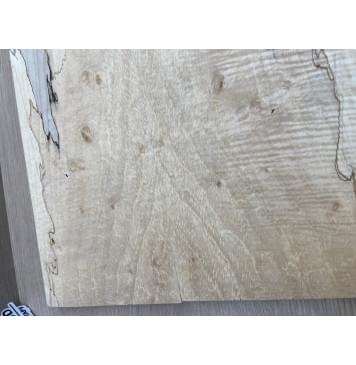 Клён Американский Spalted Волнистый заготовка на тор Смешанный ААА Волна АА 10х179х505 мм, 2 шт, книжкой (УЦЕНКА - гнилостные поражения древесины, под стабилизацию или работу с порозаполнителями)-4