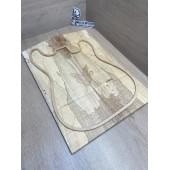 Клён Американский Spalted Волнистый заготовка на тор Смешанный АА Волна ААА 10х178х535-500 мм, 2 шт, книжкой (УЦЕНКА - гнилостные поражения древесины, под стабилизацию или работу с порозаполнителями)