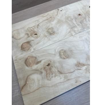 Клён Американский Каповый заготовка на топ Смешанный АА Кап ААА 10х170х465 мм - 2 шт. (книжкой)-9