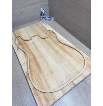 Клён Американский Ashleaf заготовка на топ Смешанный ААА 14х187-157х570 мм 2 шт, книжкой-0