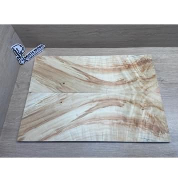 Клён Американский Ashleaf заготовка на топ Смешанный АА Волна АА 10х180х515 мм 2 шт, книжкой-8