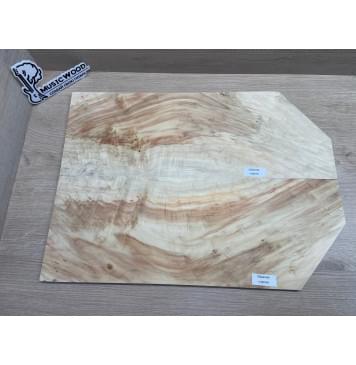 Клён Американский Ashleaf заготовка на топ Смешанный ААААА Волна ААА 8х180-77х495-410 мм 2 шт, книжкой Клён Американский Ashleaf заготовка на топ Смешанный ААААА Волна ААА 8х180-77х495-410 мм 2 шт, книжкой-6