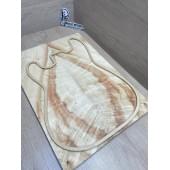 Клён Американский Ashleaf заготовка на топ Смешанный ААА Волна А 11х180-174х500 мм 2 шт, книжкой