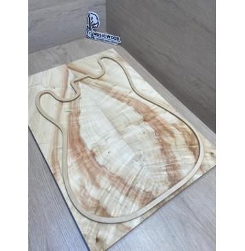 Клён Американский Ashleaf заготовка на топ Смешанный ААА Волна А 11х180-174х500 мм 2 шт, книжкой-0