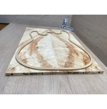 Клён Американский Ashleaf заготовка на топ Смешанный ААА Волна А 11х180-174х500 мм 2 шт, книжкой-13