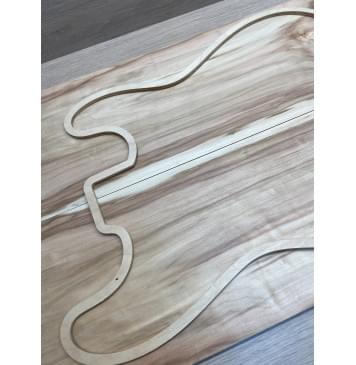 Клён Американский Ashleaf заготовка на топ Смешанный АА 11х180х520 мм 2 шт, книжкой-7