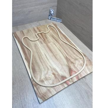 Клён Американский Ashleaf заготовка на топ Смешанный АА 11х180х520 мм 2 шт, книжкой-0