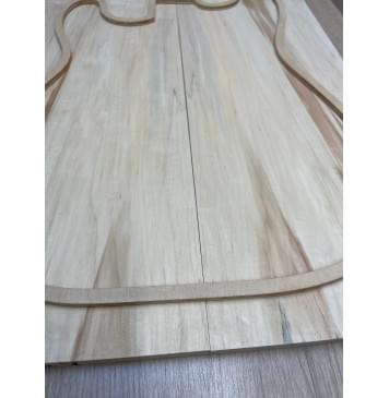 Клён Американский заготовка на топ Смешанный ААА 10х184х550 мм, 2 шт, книжкой-9