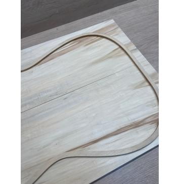 Клён Американский заготовка на топ Смешанный ААА 10х184х550 мм, 2 шт, книжкой-2