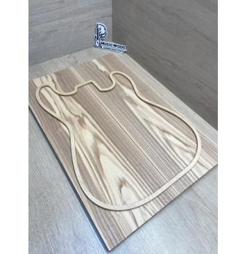 Ясень Белый Оливковый заготовка на топ Тангент АА 15х178х540 мм, 2 шт., книжкой-7