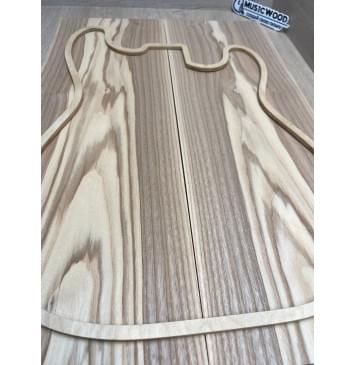 Ясень Белый Оливковый заготовка на топ Тангент АА 15х178х540 мм, 2 шт., книжкой-9