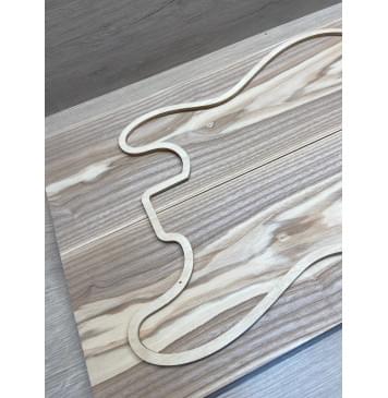 Ясень Белый Оливковый заготовка на топ Тангент АА 15х178х540 мм, 2 шт., книжкой-10