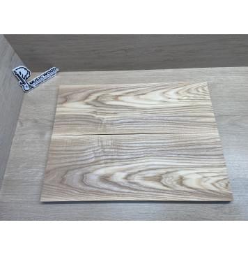 Ясень Белый Оливковый Волнистый заготовка на топ Смешанный АА Волна А 14х182х490 мм, 2 шт., книжкой-6