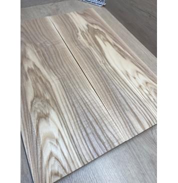 Ясень Белый Оливковый Волнистый заготовка на топ Смешанный АА Волна А 14х182х490 мм, 2 шт., книжкой-7