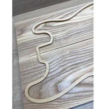 Ясень Белый Оливковый Волнистый заготовка на топ Смешанный АА Волна А 14х182х490 мм, 2 шт., книжкой-2