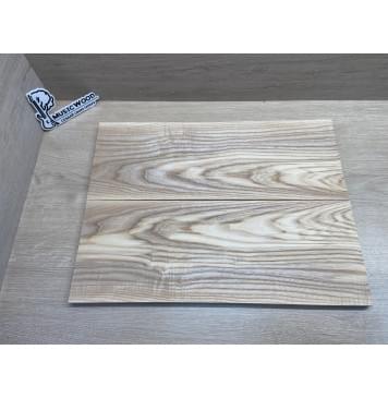 Ясень Белый Оливковый Волнистый заготовка на топ Смешанный АА Волна А 14х182х490 мм, 2 шт., книжкой-1