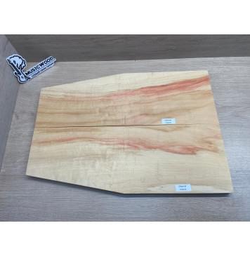 Клён Американский Ashleaf заготовка на топ Смешанный АAА 22х180-130х520 мм 2 шт, книжкой-6