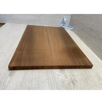 Ясень Печёный 180 гр заготовка на топ Радиал ААА 17х155х475 мм, 2 шт, книжкой-2