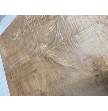 Клён Печёный 180 гр Волнистый заготовка на топ Смешанный ААА Волнистый АА 10х174-146х455, 2 шт., книжкой-5