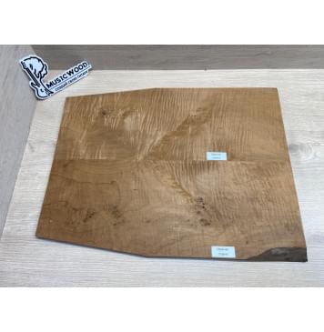 Клён Печёный 180 гр Волнистый заготовка на топ Смешанный ААА Волнистый АА 10х174-146х455, 2 шт., книжкой-7