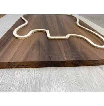 Орех Грецкий Печёный 180 гр заготовка на топ Тангент А 18х172х550 мм (2 шт книжкой)-1