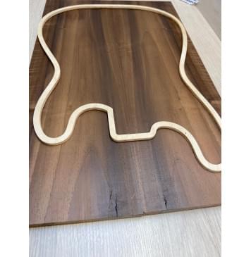 Орех Грецкий Печёный 180 гр заготовка на топ Тангент А 18х172х550 мм (2 шт книжкой)-2