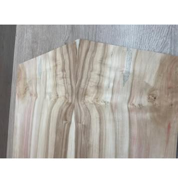 Клён Американский Ashleaf заготовка на топ Смешанный АА 10х180х490-445 мм 2 шт, книжкой-1