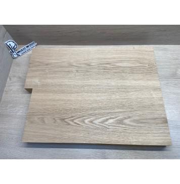 Ясень Дальневосточный Лёгкий заготовка корпуса Тангент А 47х217х575-535 мм, 532 кг/м3, 2 шт (уценка - сучки)-2