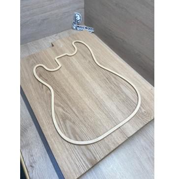 Ясень Дальневосточный Лёгкий заготовка корпуса Тангент А 47х217х575-535 мм, 532 кг/м3, 2 шт (уценка - сучки)-0