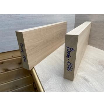 Ясень Дальневосточный Лёгкий заготовка корпуса Тангент А 47х217х575-535 мм, 532 кг/м3, 2 шт (уценка - сучки)-15