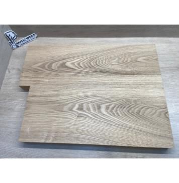 Ясень Дальневосточный Лёгкий заготовка корпуса Тангент А 45х215х575-525 мм, 543 кг/м3, 2 шт (уценка - трещины)-6