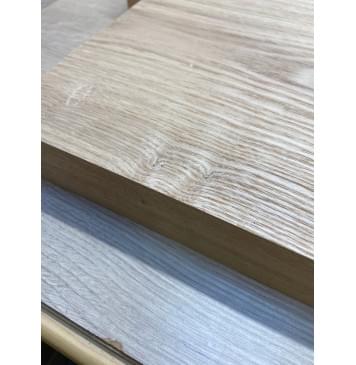 Ясень Дальневосточный Лёгкий заготовка корпуса Тангент А 45х215х575-525 мм, 543 кг/м3, 2 шт (уценка - трещины)-7