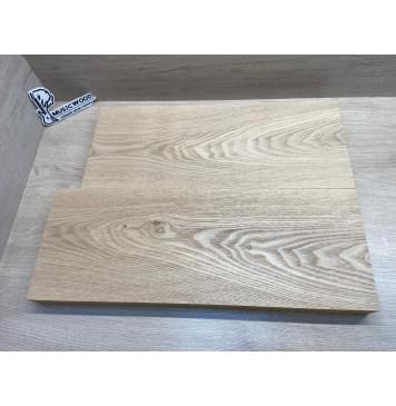 Ясень Дальневосточный Лёгкий заготовка корпуса Тангент А 45х215х575-525 мм, 543 кг/м3, 2 шт (уценка - трещины)-8