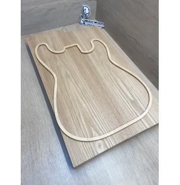 Ясень Дальневосточный Заготовка корпуса ТангентААА 45,5х171х565-540 мм, 2 шт, 623 кг/м3-0