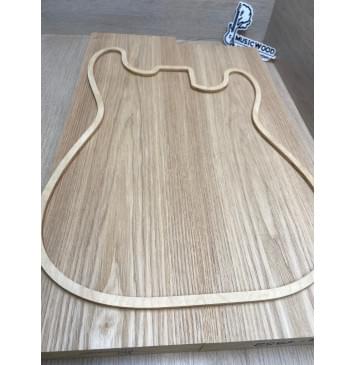 Ясень Дальневосточный Заготовка корпуса ТангентААА 45,5х171х565-540 мм, 2 шт, 623 кг/м3-7