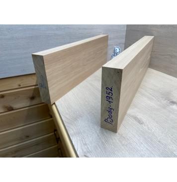 Ясень Дальневосточный Заготовка корпуса ТангентААА 45,5х171х565-540 мм, 2 шт, 623 кг/м3-4