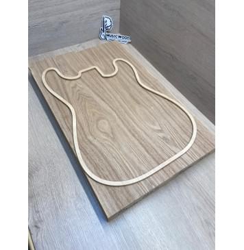 Ясень Дальневосточный Лёгкий заготовка корпуса Тангент А 49,5х175х555-545 мм, 573 кг/м3, 2 шт-0