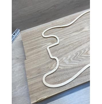 Ясень Дальневосточный Лёгкий заготовка корпуса Тангент А 49,5х175х555-545 мм, 573 кг/м3, 2 шт-11