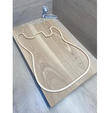 Ясень Дальневосточный Лёгкий заготовка корпуса Тангент АА 46х165х550-515 мм, 589 кг/м3, 2 шт-0