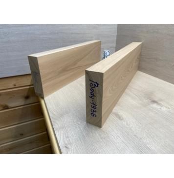 Ясень Дальневосточный Заготовка корпуса Тангент АА 48,5х164х560-515 мм, 2 шт, 670 кг/м3-5