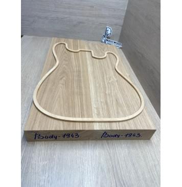 Ясень Дальневосточный Заготовка корпуса Тангент А 49х165х555-525 мм, 2 шт, 633 кг/м3-8