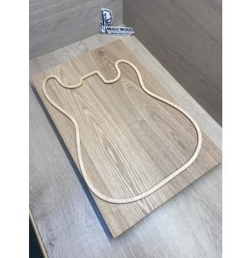 Ясень Дальневосточный Заготовка корпуса Тангент А 44х170х535 мм, 2 шт, 637 кг/м3-0