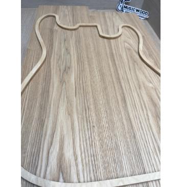 Ясень Дальневосточный Заготовка корпуса Тангент АА 44х168х570-525 мм, 2 шт, 620 кг/м3-9