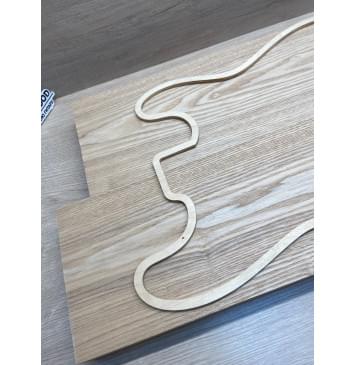 Ясень Дальневосточный Заготовка корпуса Тангент АА 44х168х570-525 мм, 2 шт, 620 кг/м3-10