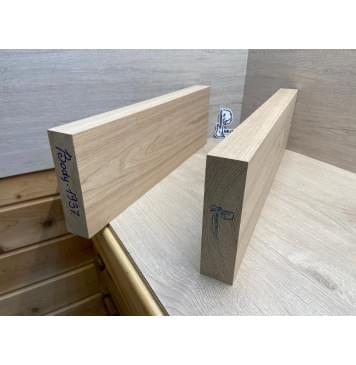 Ясень Дальневосточный Заготовка корпуса Тангент АА 44х168х570-525 мм, 2 шт, 620 кг/м3-3