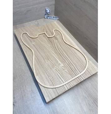 Ясень Дальневосточный Лёгкий заготовка корпуса Смешанный А 45х173х555-520 мм, 515 кг/м3, 2 шт (уценка - сучок) -0