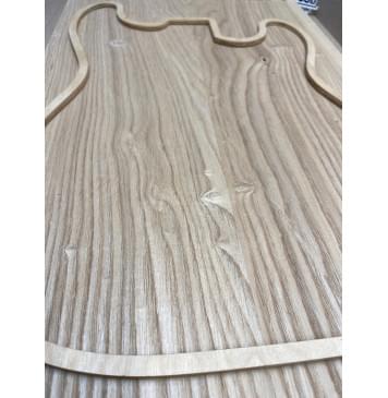 Ясень Дальневосточный Лёгкий заготовка корпуса Смешанный А 45х173х555-520 мм, 515 кг/м3, 2 шт (уценка - сучок) -14